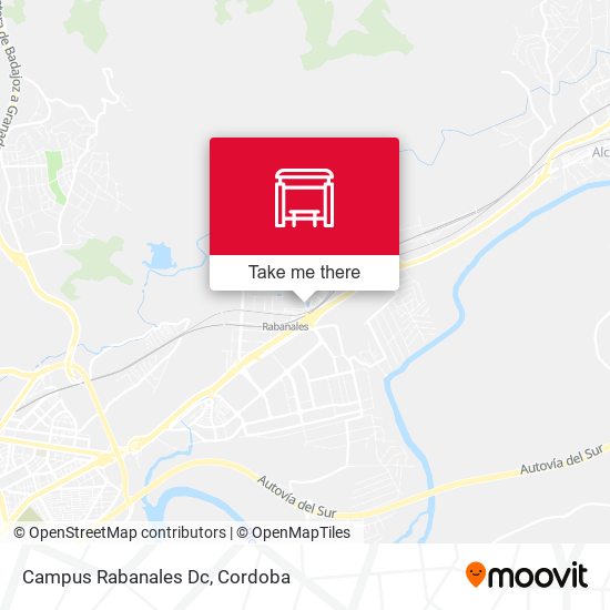 Campus Rabanales Dc map