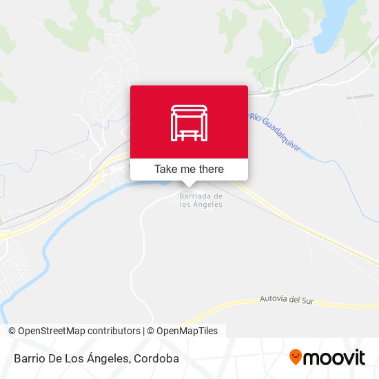 mapa Barrio De Los Ángeles