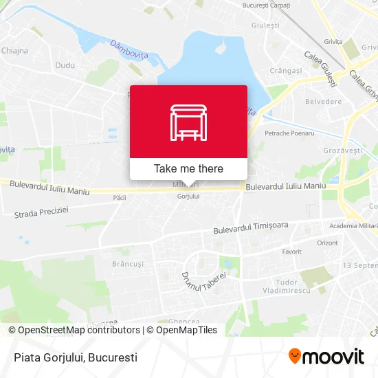 Piata Gorjului map