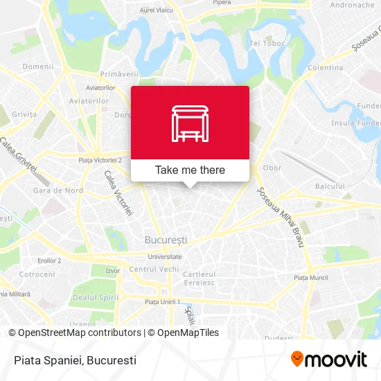Piata Spaniei map