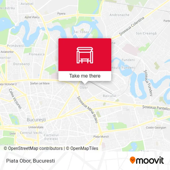 Piata Obor map