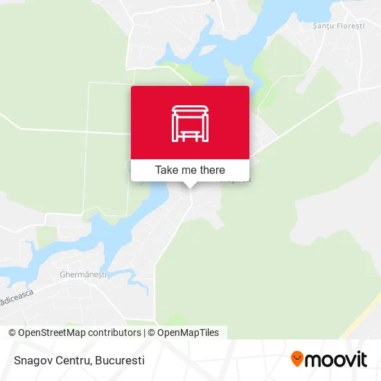 Snagov Centru map