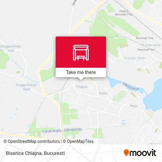 Biserica Chiajna map