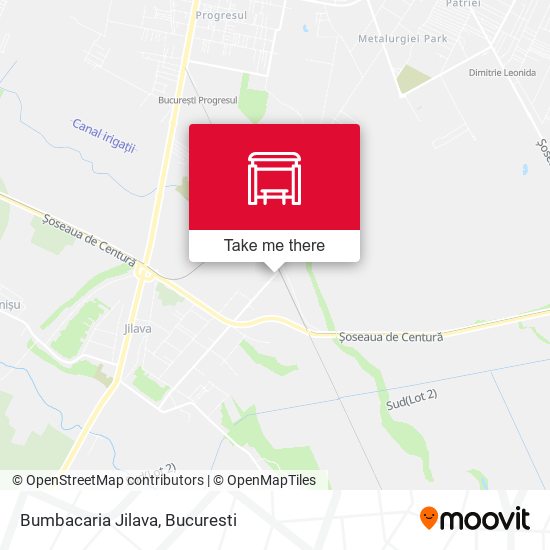 Bumbacaria Jilava map