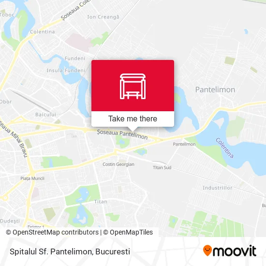 Spitalul Sf. Pantelimon map