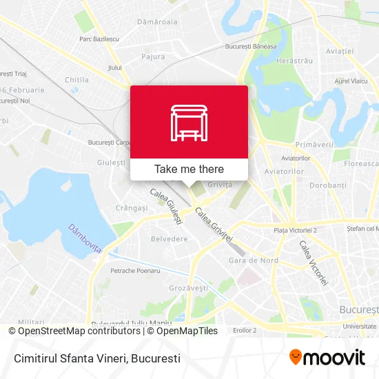 Cimitirul Sfanta Vineri map