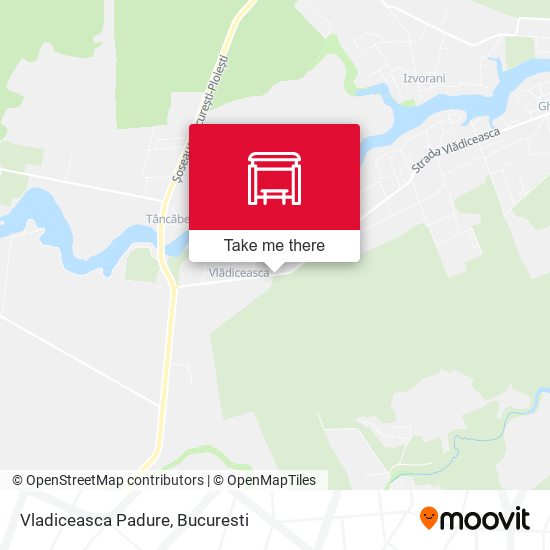 Vladiceasca Padure map