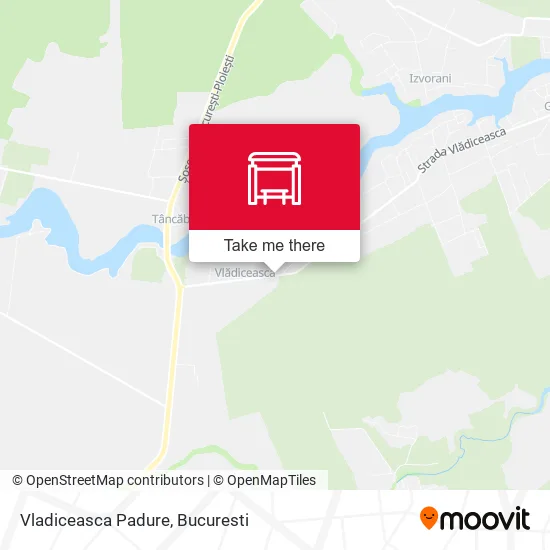 Vladiceasca Padure map