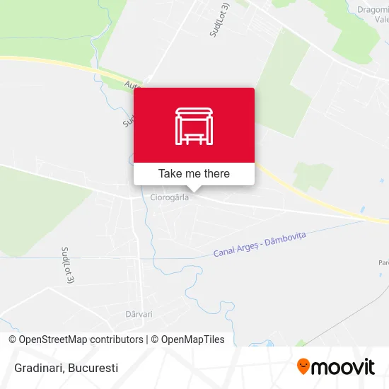 Gradinari map