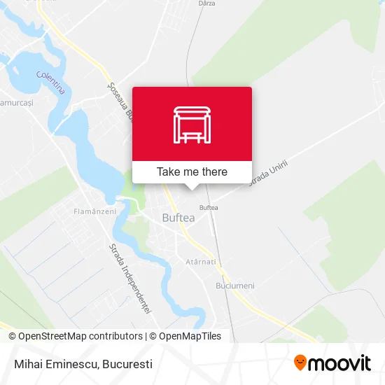 Mihai Eminescu map