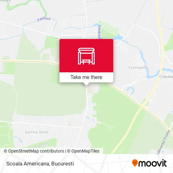 Scoala Americana map