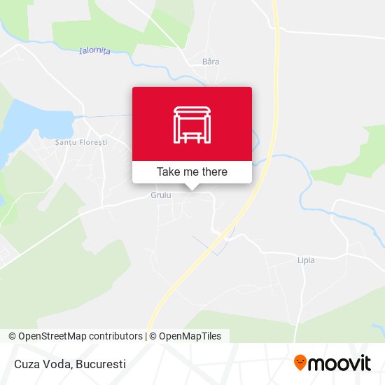 Cuza Voda map