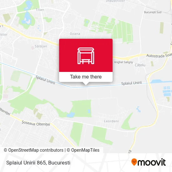 Splaiul Unirii 865 map