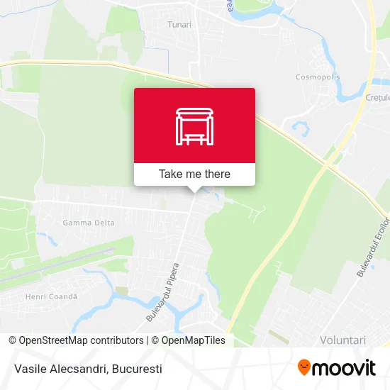 Vasile Alecsandri map