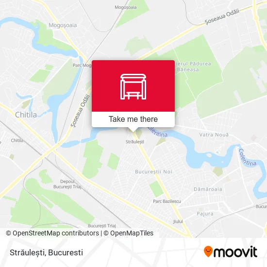 Străulești map