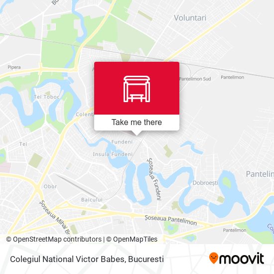 Colegiul National Victor Babes map