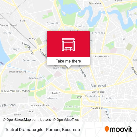 Teatrul Dramaturgilor Romani map