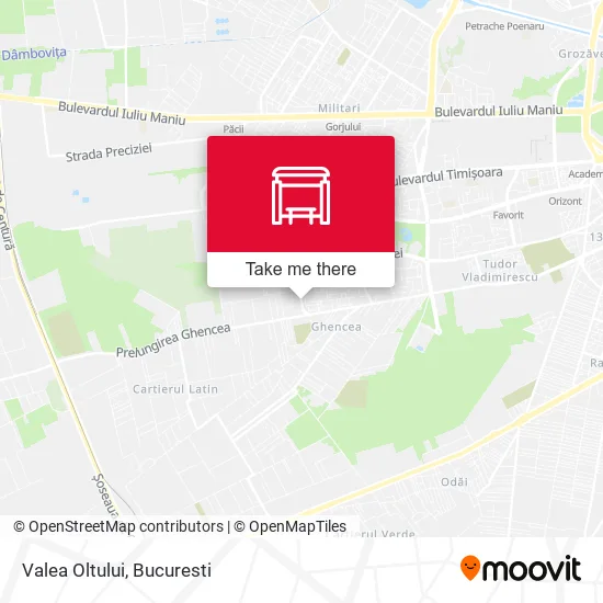 Valea Oltului map