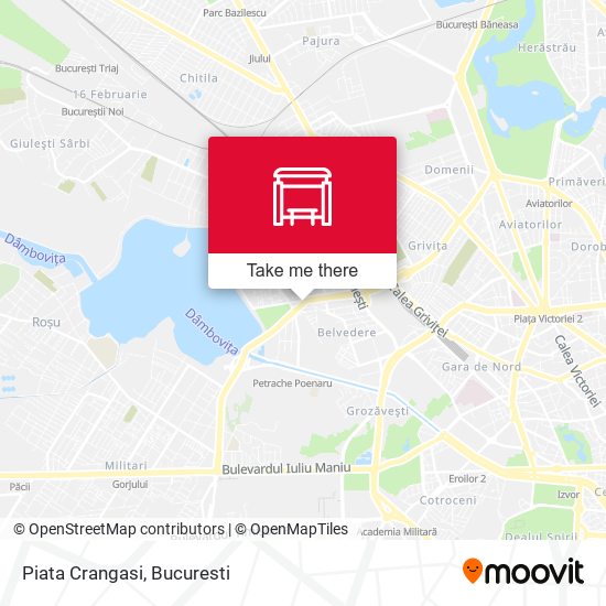 Piata Crangasi map