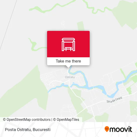 Posta Ostratu map