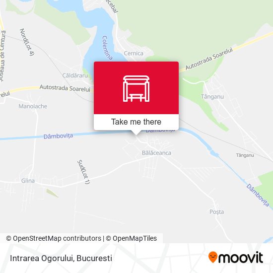 Intrarea Ogorului map