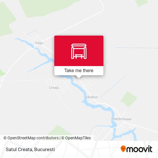 Satul Creata map