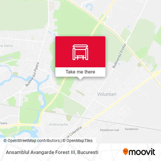 Ansamblul Avangarde Forest III map