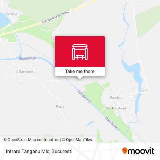 Intrare Tanganu Mic map
