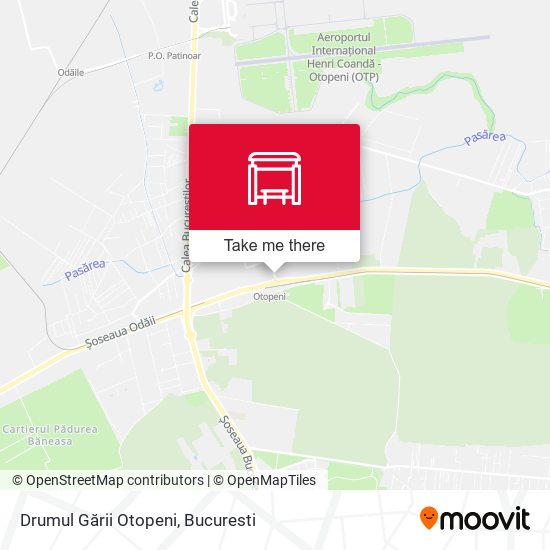 Drumul Gării Otopeni map