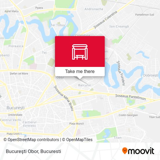 Bucureşti Obor map