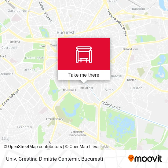 Univ. Crestina Dimitrie Cantemir map