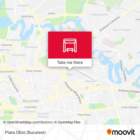 Piata Obor map