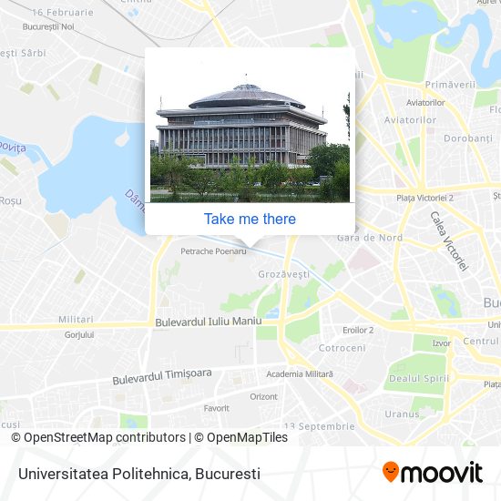 Universitatea Politehnica map