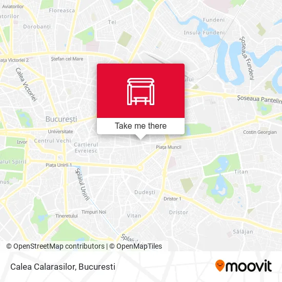 Calea Calarasilor map