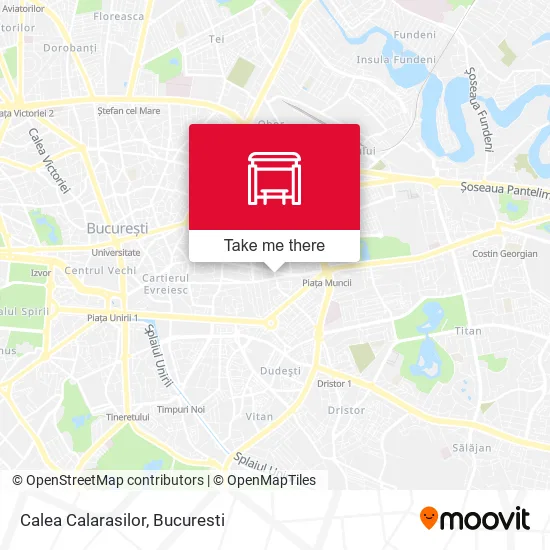 Calea Calarasilor map