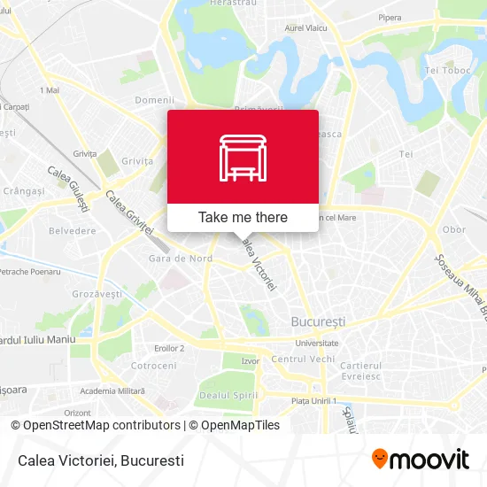 Calea Victoriei map