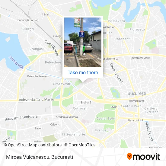 Mircea Vulcanescu map