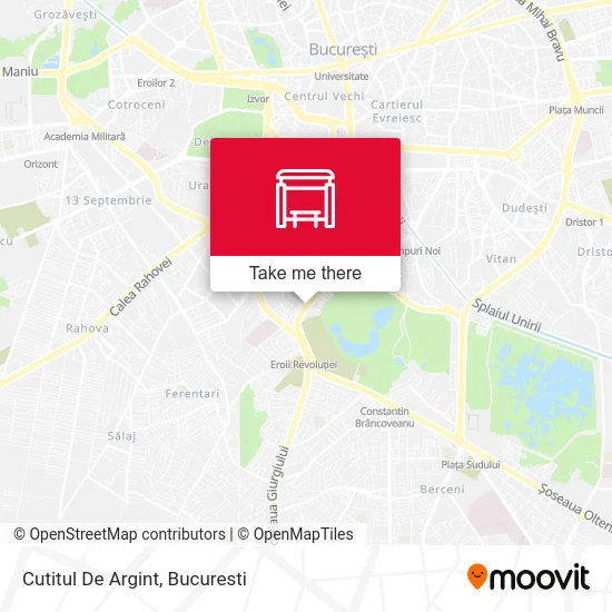 Cutitul De Argint map