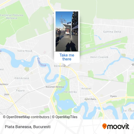 Piata Baneasa map