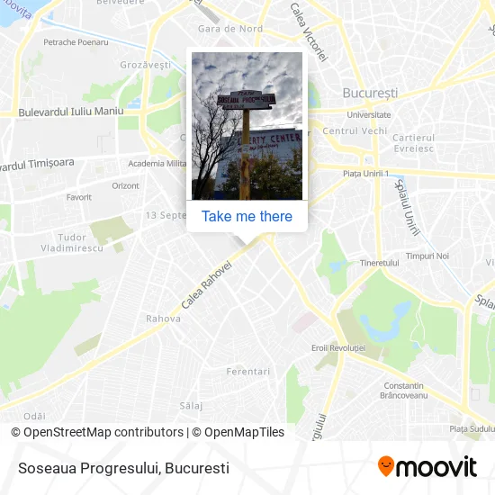 Soseaua Progresului map