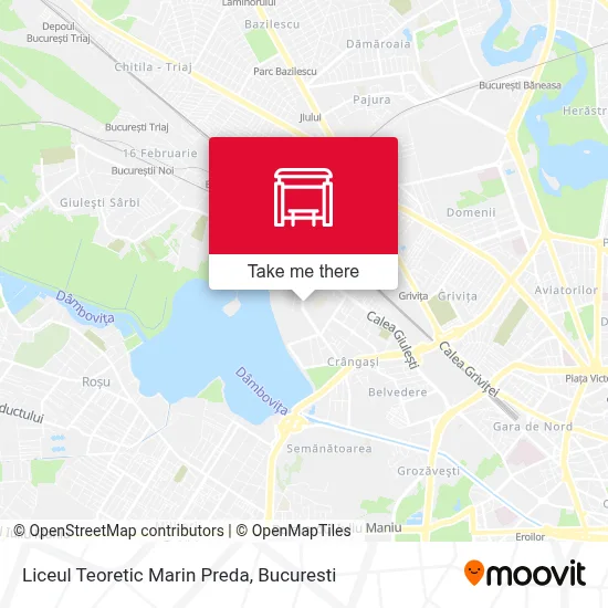 Liceul Teoretic Marin Preda map