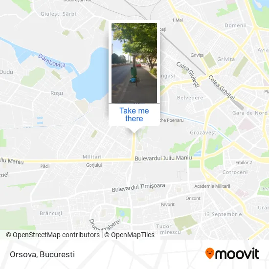 Orsova map