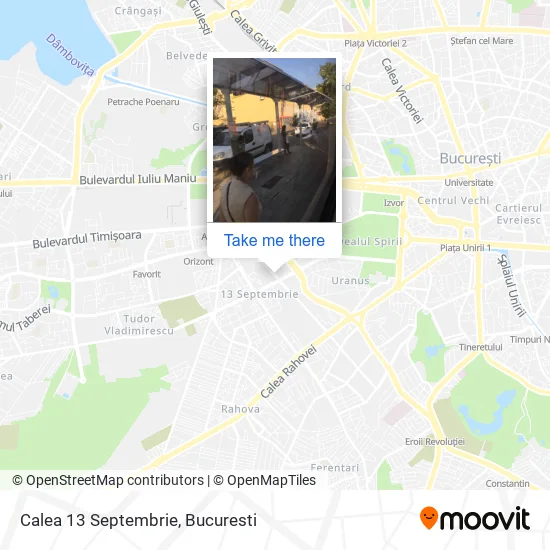 Calea 13 Septembrie map