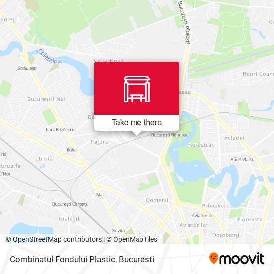Combinatul Fondului Plastic map