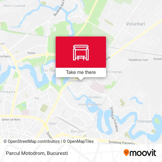 Parcul Motodrom map