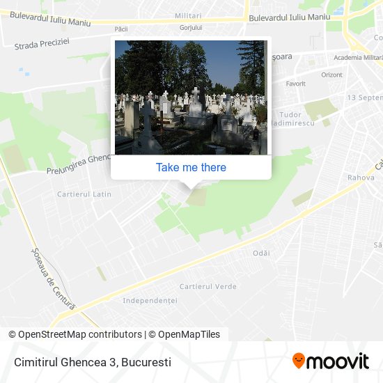 Cimitirul Ghencea 3 map