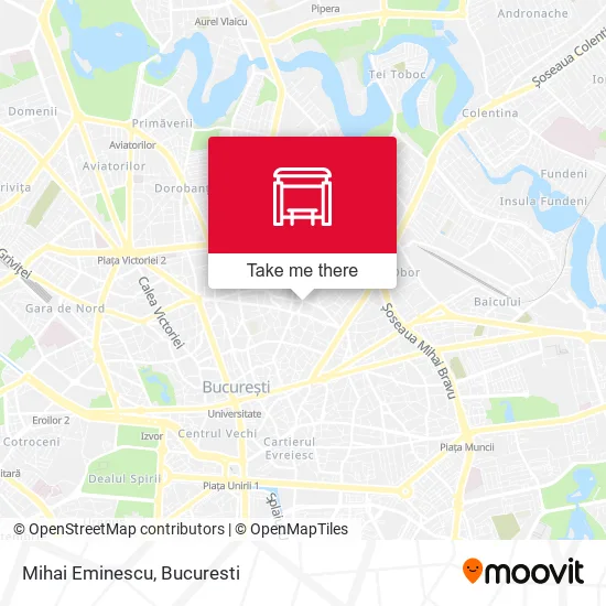 Mihai Eminescu map