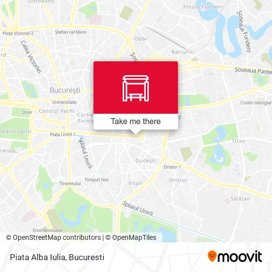 Piata Alba Iulia map