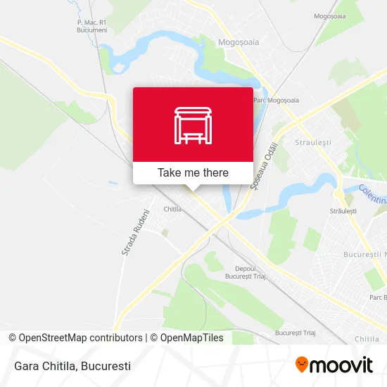 Gara Chitila map