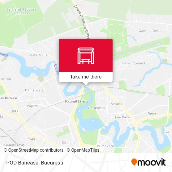POD Baneasa map
